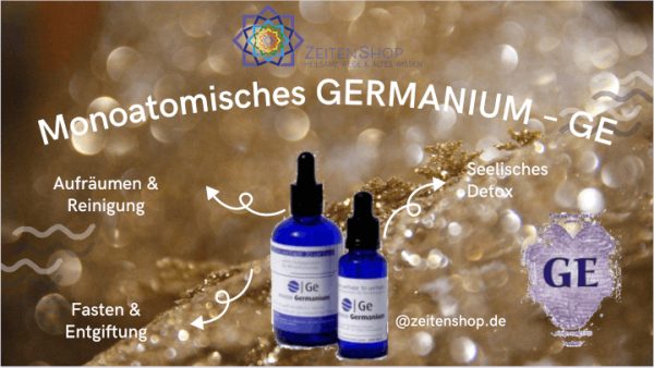 Mono Germanium - Fasten, Entgiften, Aufräumen & Reinigung